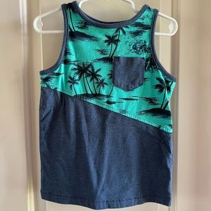 Boy's OshKosh Tank - Tropical Blues - 3T
